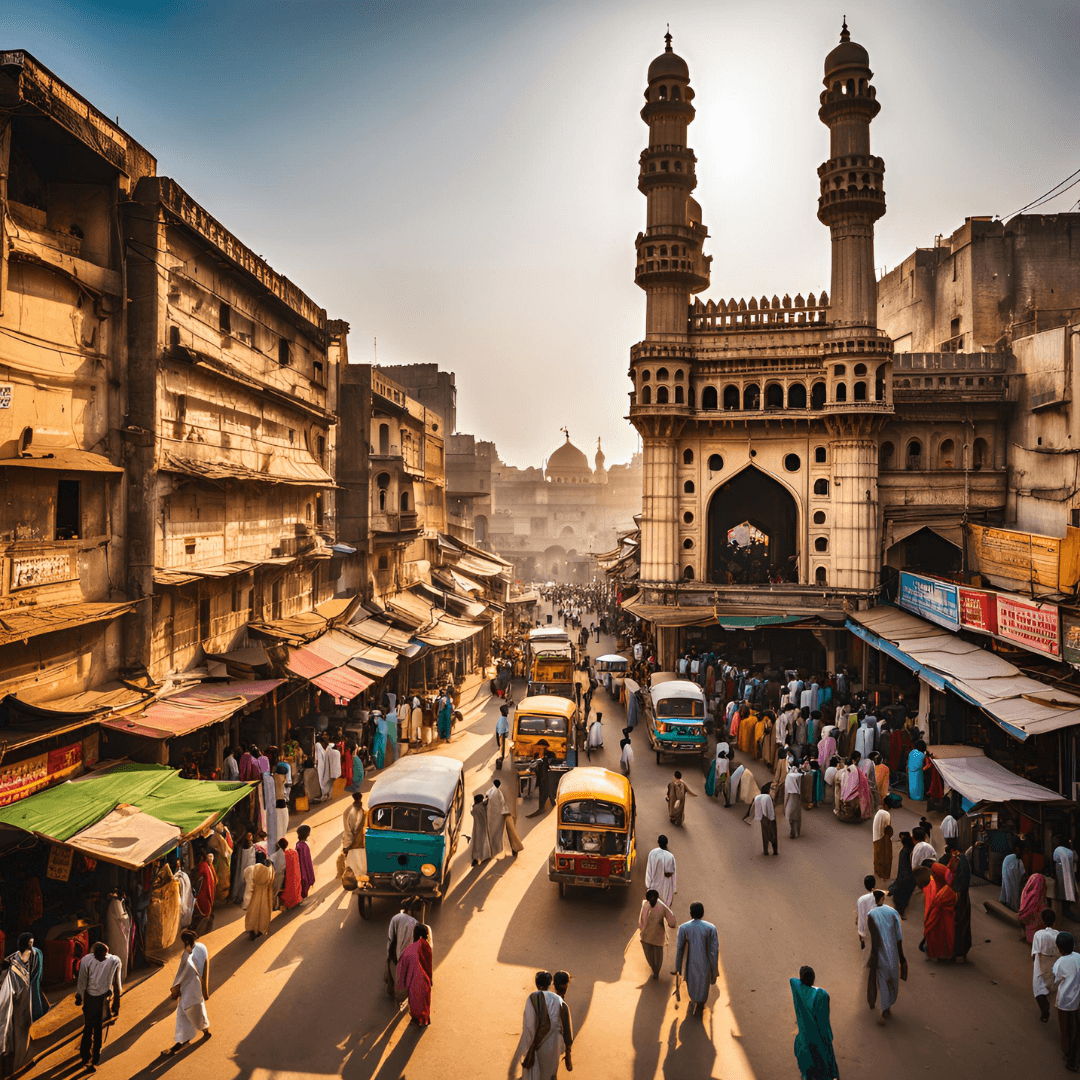 Hyderabad city view
